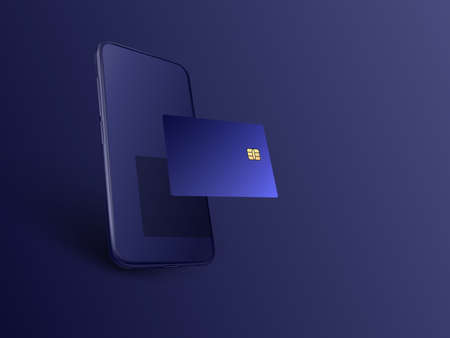 mobile phone and internet banking. online payment security transaction via credit card. protection...