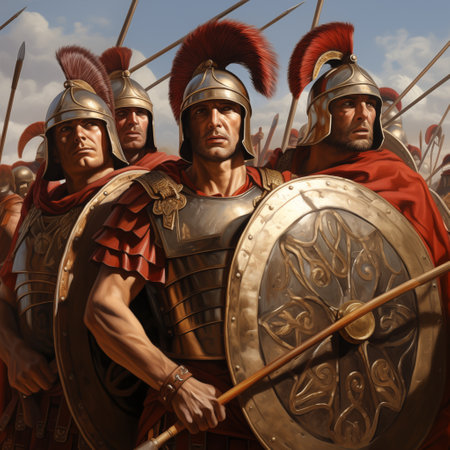 Members of history club Golden Capricorn during historical reenactment of Kiev Liberation in Kiev, Ukraineの素材