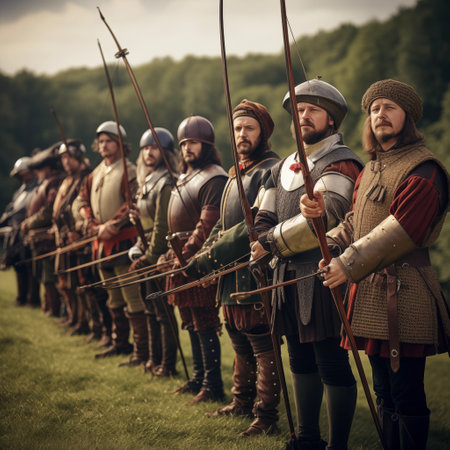 Medieval historical reenactment of the battle of Leningradの素材