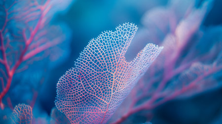 Colorful coral macro close-up. Abstract background, wallpaper.の素材