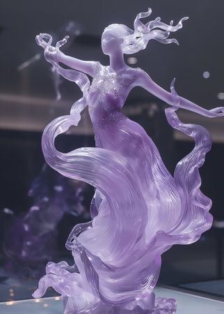 Piece of art at the Milan Fashion Week Fall/Winter 2015/2016 in Milan.の素材