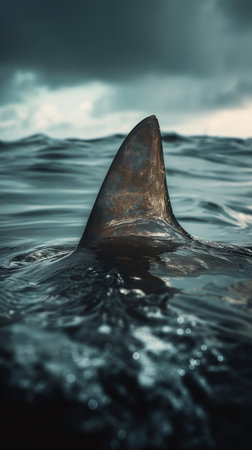 Whale shark in the sea. Shallow depth of field. Toned.の素材