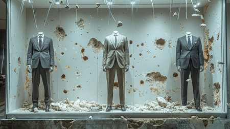 Piece of art at Milan Fashion Week Autumn/Winter 2019/20 in Milan, Italy.の素材