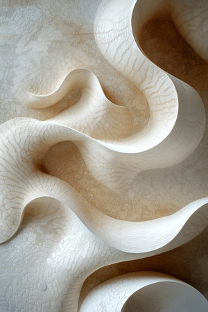 abstract background, curves, lines and waves in the form of marbleの素材