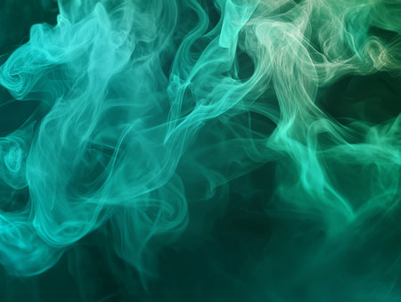 Abstract smoke moves on a black background. Design element. Abstract texture.の素材