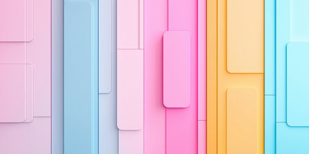 Colorful abstract background. 3d rendering, 3d illustration.の素材