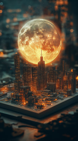 d rendering, 3d illustration.の素材