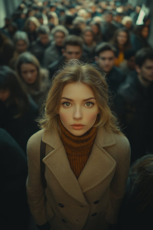A model walks the runway at the Fendi show during Milan Women's Fashion Week in Milan.の素材