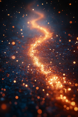 glitter vintage lights background. gold and black. de-focusedの素材