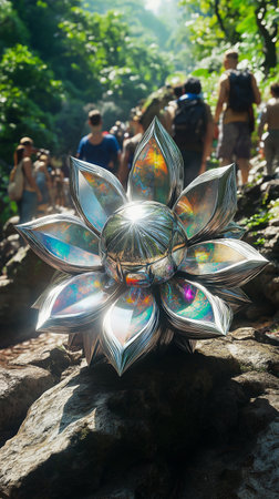 Colorful flower in the park.の素材