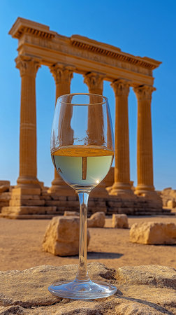 Wine in the Valley of the Temples, Agrigento, Sicilyの素材