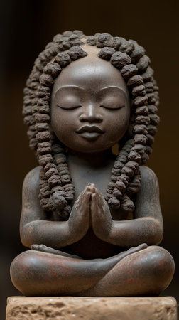 Buddha statue in buddhist temple,Thailand.の素材