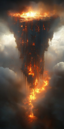 Fantasy alien planet. Abstract fractal illustration. 3D rendering.の素材