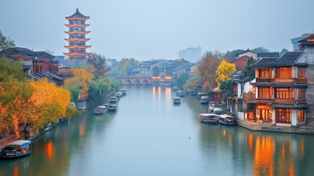 Fenghuang Ancient City, Henan Province, Chinaの素材
