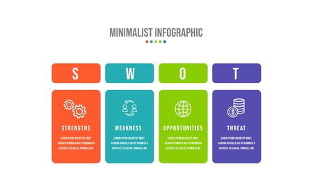 Business data visualization. Process chart. Abstract elements of graph, diagram with steps, options, parts or processes. Vector business template for presentation. Creative concept for infographic.のイラスト素材