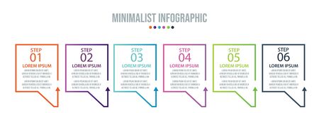 Business data visualization. Process chart. Abstract elements of graph, diagram with steps, options, parts or processes. Vector business template for presentation. Creative concept for infographic.のイラスト素材