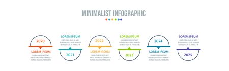 Business data visualization. Process chart. Abstract elements of graph, diagram with steps, options, parts or processes. Vector business template for presentation. Creative concept for infographic.のイラスト素材