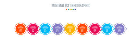 Business data visualization. Process chart. Abstract elements of graph, diagram with steps, options, parts or processes. Vector business template for presentation. Creative concept for infographic.のイラスト素材