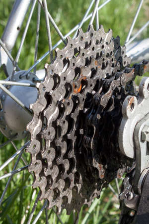 Rear gears of my old bicycle.