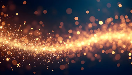 Abstract bokeh background. Festive lights. Glitter vintage lights background.の素材