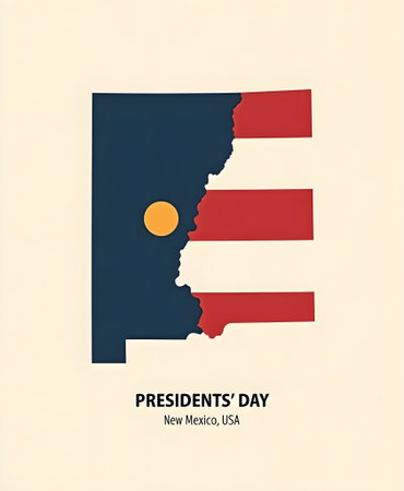 Patriotic map of the United States of America with flag illustrationの素材