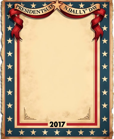 Grunge background with stars and ribbons for the holiday of July 2017の素材