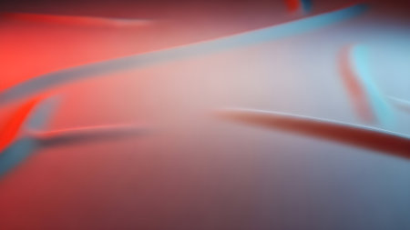 abstract background of red and blue lines on a soft blurred backgroundの素材