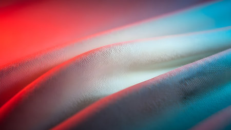 abstract colorful background with blur and bokeh defocused lightsの素材