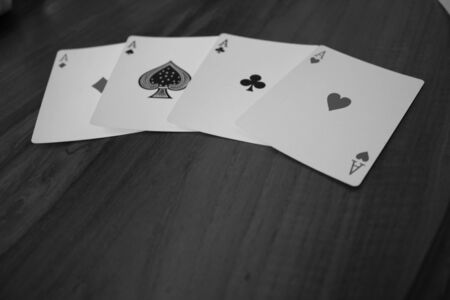 All the aces shown upの写真素材