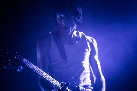 Bergamo, Italy. 24st February, 2017. The Zen Circus performances at Druze live music clubs. Simone Brambilla Photography / Live Newsのeditorial素材