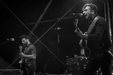 Bergamo, Italy. 21st July 2017. Italian folk band Il Pan del Diavolo performs at the Rock sul Serio festival. Brambilla Simone Photography Live Newsのeditorial素材