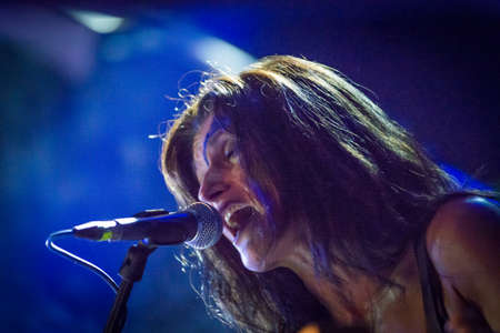 Bergamo, Italy. 30st July 2017. Italian folk metal rock band Diabula Rasa performs at the Malpaga Sounds. Brambilla Simone Photography Live Newsのeditorial素材