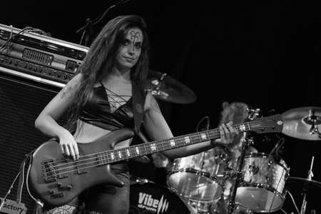 Bergamo, Italy. 30st July 2017. Italian folk metal rock band Diabula Rasa performs at the Malpaga Sounds. Brambilla Simone Photography Live Newsのeditorial素材