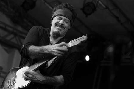 Milan, Italy. 4st September 2017. Guitarist Richie Kotzen performs at the Circolo Magnolia. Brambilla Simone Photography Live Newsのeditorial素材