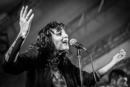 Milan, Italy. 4st September 2017. Rock band The Konicks performs at the Circolo Magnolia. Brambilla Simone Photography Live Newsのeditorial素材