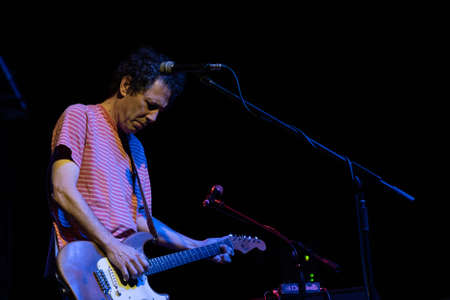 Milan, Italy - May 15, 2018: American indie rock band Yo La Tengo, often abbreviated as YLT, from...