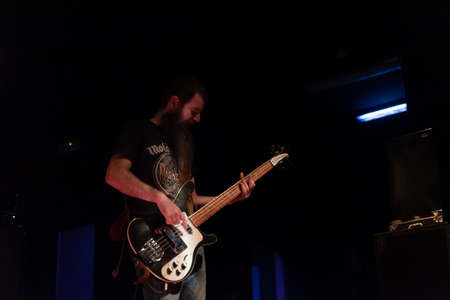 Milan, Italy. 18 November 2018. Italian stoner metal band HUMULUS performs at LIVE MUSIC CLUB....