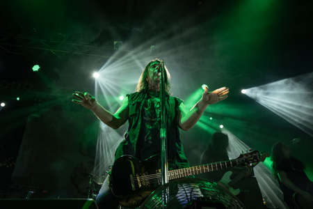 Milan, Italy. 18 February 2020. American stoner rock band MONSTER MAGNET performs at LIVE MUSIC CLUB. Brambilla Simone Photography Live Newsのeditorial素材