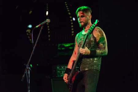 Milan, Italy. 29th September 2017. Rock band Blood Inc. performs at Legend Club. Brambilla Simone...