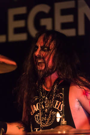 Milan, Italy. 29th September 2017. Rock band Blood Inc. performs at Legend Club. Brambilla Simone Photography Live Newsのeditorial素材