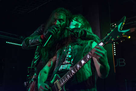 Milan, Italy. 29th September 2017. Rock band Blood Inc. performs at Legend Club. Brambilla Simone Photography Live Newsのeditorial素材
