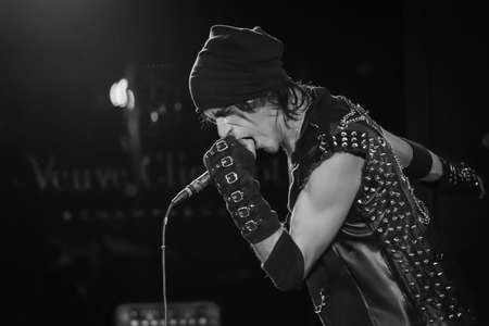 Milan, Italy. 29th September 2017. Rock band Raging Dead performs at Legend Club. Brambilla Simone Photography Live Newsのeditorial素材
