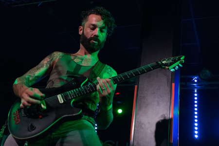 Milan, Italy. 29th September 2017. Rock band Starsick System performs at Legend Club. Brambilla...
