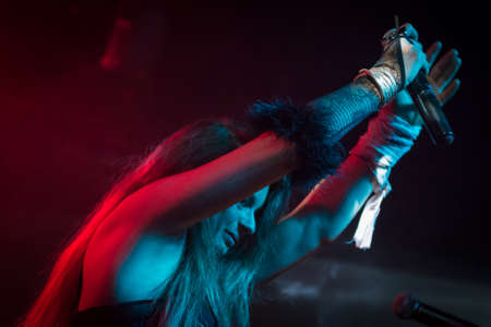 Cremona, Italy. 6st May, 2017. groove electronic metal band JTR Sickert performs at Midian Live....