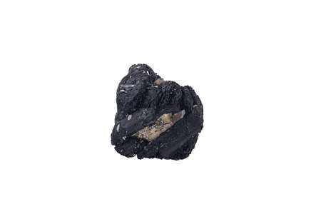 Ilmenite from Russia isolatedの写真素材