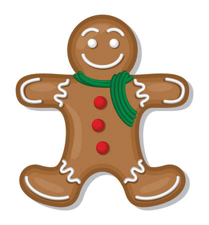 Gingerbread vectorのイラスト素材
