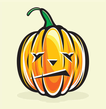 halloween pumpkin jack lanternのイラスト素材