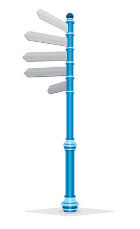 Blank street signのイラスト素材