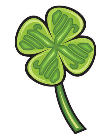Four leafs cloverのイラスト素材