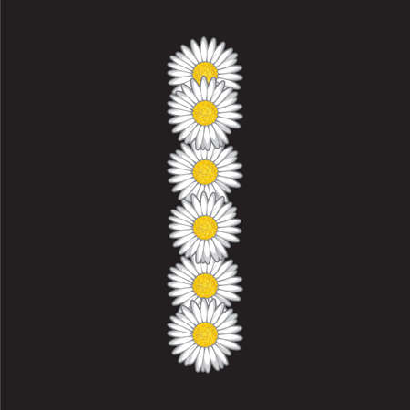 daisy letterのイラスト素材